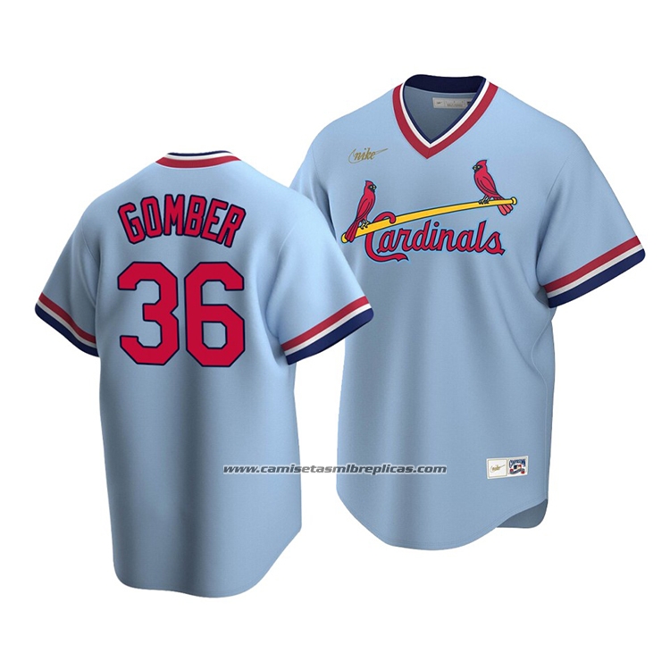 Camiseta Beisbol Hombre St. Louis Cardinals Austin Gomber Cooperstown Collection Road Azul